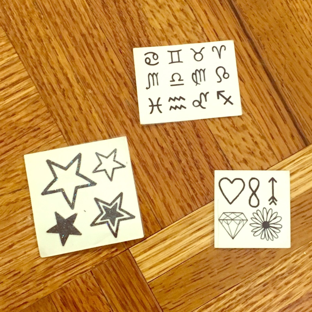 Temporary tattoos